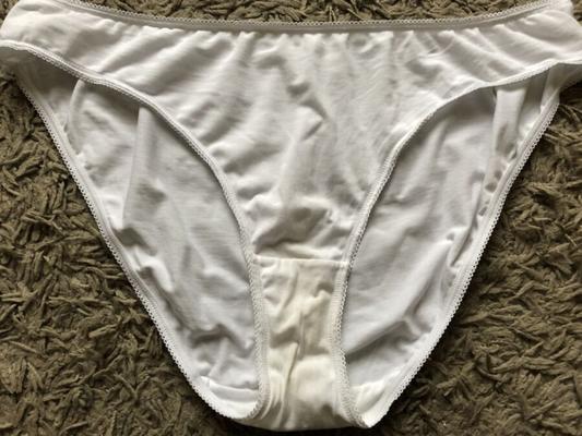 my wife&#;s white cotton knickers