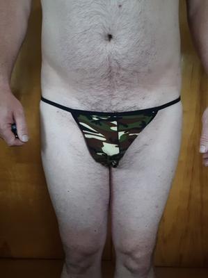 Bikini de tiras de camuflaje