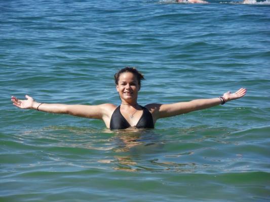 chicas lindas en la playa