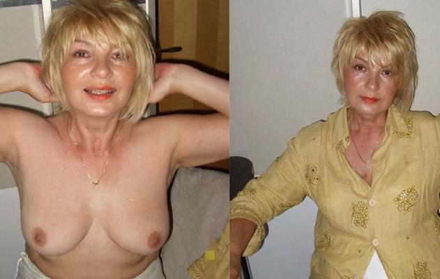 Mature Suzy Dressed-Undressed