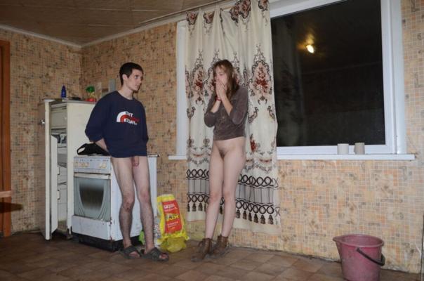 Russian young amateur couple