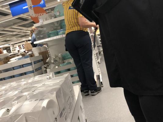 IKEA pawg bitch candid