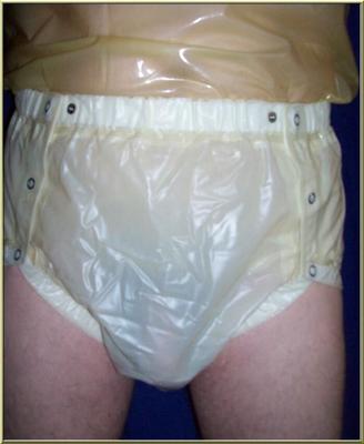 shiny plastic underwear