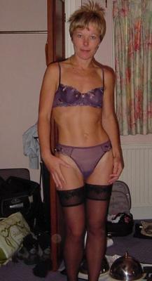 Tigerpuss in stockings and lingerie