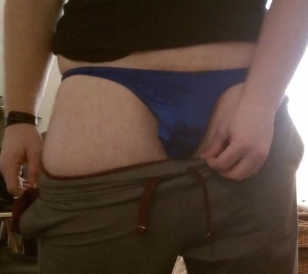 Blue Thong