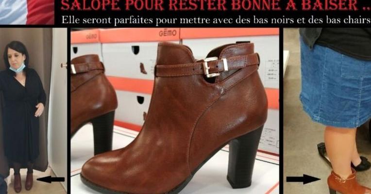 ses bottines de petite salope