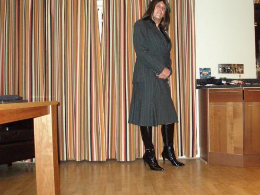 More from the archives - still have this skirt suit...