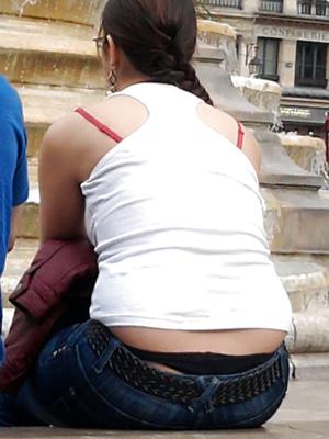 Thong slip in paris