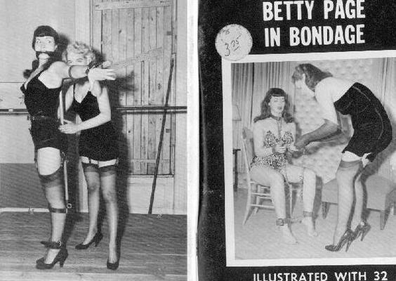 Betty Page в бондаже -