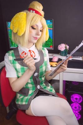 ShiroKitsune - Isabelle - Animal Crossing