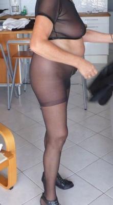 my wilfe in pantyhose