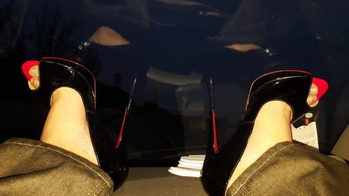 High heels car