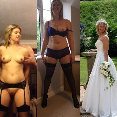 On/Off Before/After Brides exposed on the web as sluts