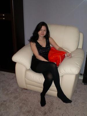 Me in black pantyhose