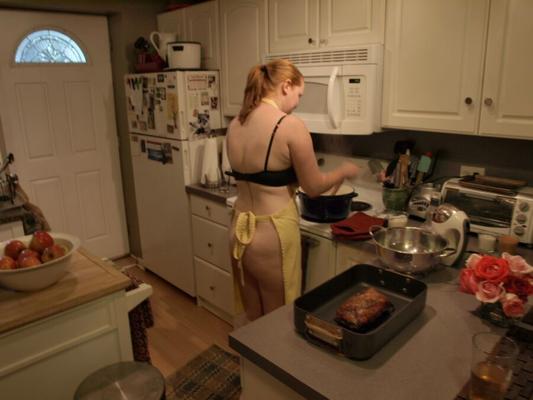 Chef Mel, plus gode rousse hotwife bj