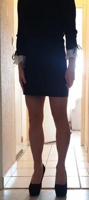 Dress heels ans pantyhose