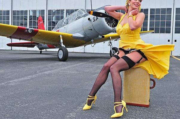 warbirds e garotas pin-up