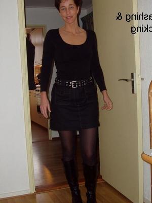 Dutch simone dressed for shopping.