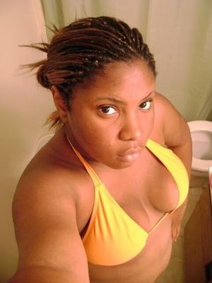 Menina Negra Provocando Selfshots