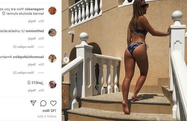 Daisy Southall de KENT (UK) mostrando su cuerpo en INSTAGRAM