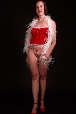 Frohe Weihnachten, MILF-Fotoshooting