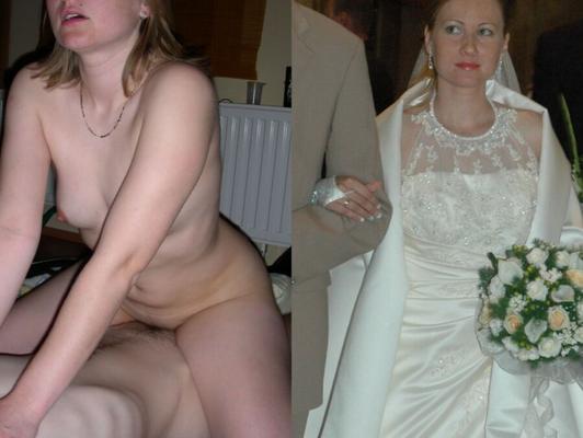 Cute bride and slutty wife