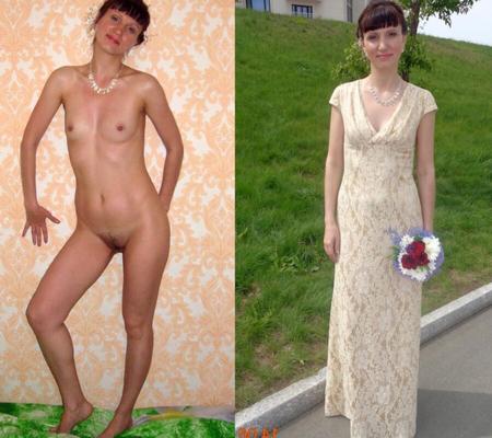 Dressed undressed amateur wife