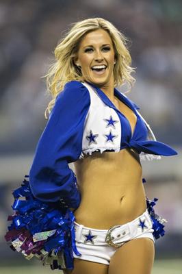 Holly Arielle, pom-pom girl des Cowboys de Dallas