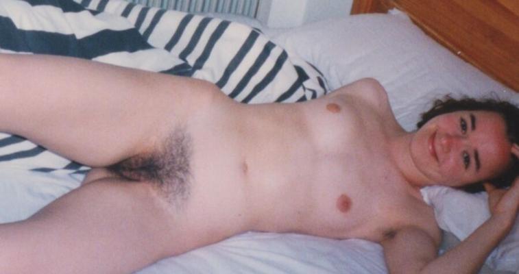 Hairy bush undressed and shaved