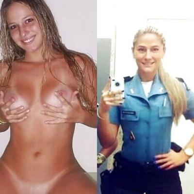 Antes e depois em uniformes