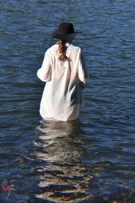 Nona at the beach