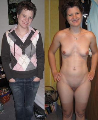 my pregnant girlfriend dressed undressed