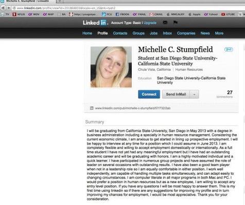 Michelle C Stumpfield - Platinum Blonde Exposed Girlfriend