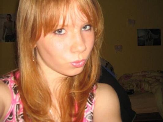 Tight Ginger Teen Taking Selfies