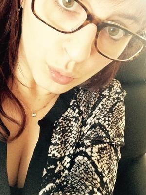 busty girl with glasses - is there more?