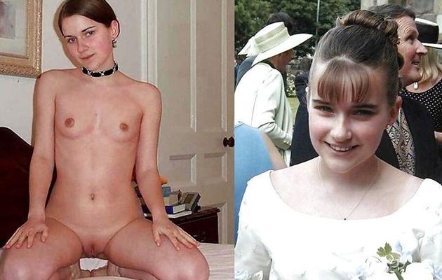 Brides  - Before and after homemade brides exposed