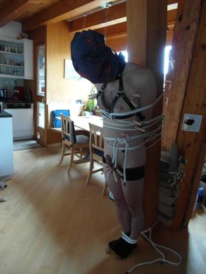 Slave boy tied, tortured and used