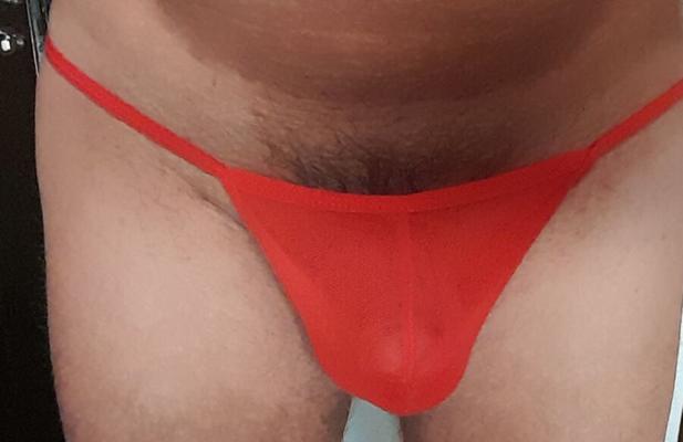 mon nouveau string rouge