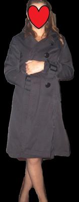 black trench coat