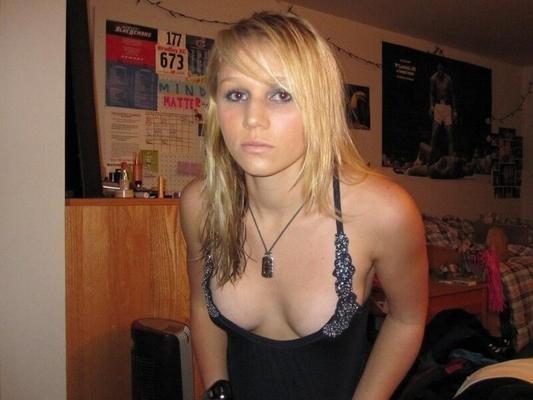 Young German girl self shots