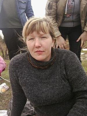 Oksana rusa madura del pueblo de Staraya Tushka