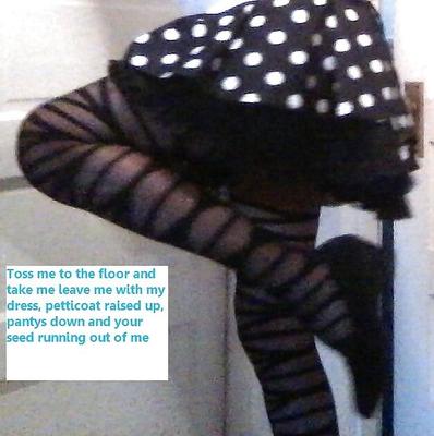 Crossdressing sissy faggot A few pics taken today