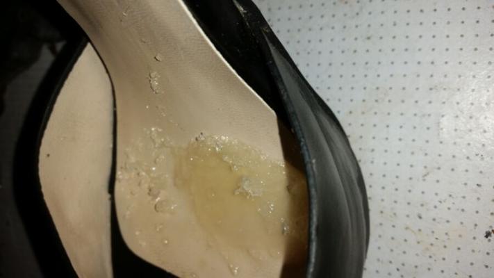 frozen cum in my high heels