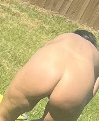 Slut wife tanning