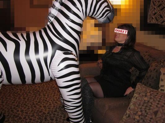 Inflatable Zebra