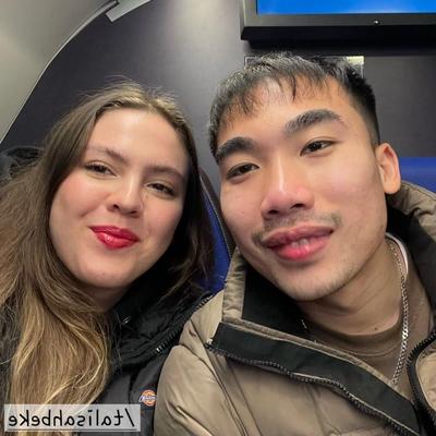 My cuck asian boyfriend and me